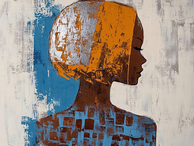 Women's profile by Wonderful Art