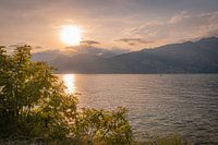 Sunset at Lake Garda in Italy