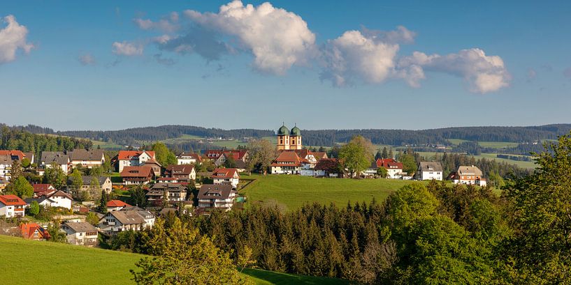 View of St.Märgen in the Black Forest by Jürgen Wiesler