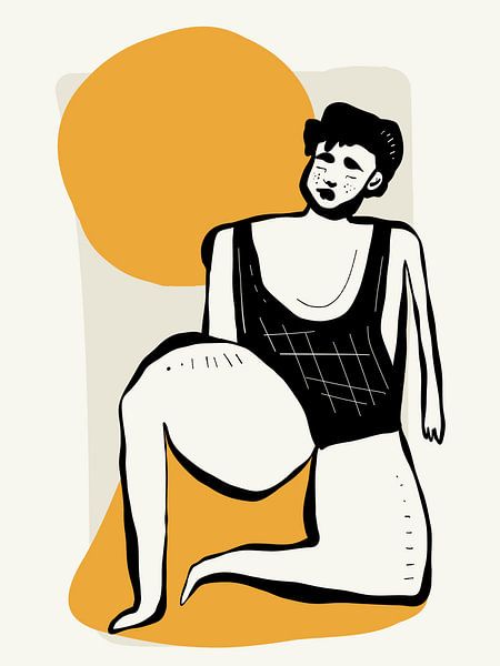 Sunbathing par Marja van den Hurk