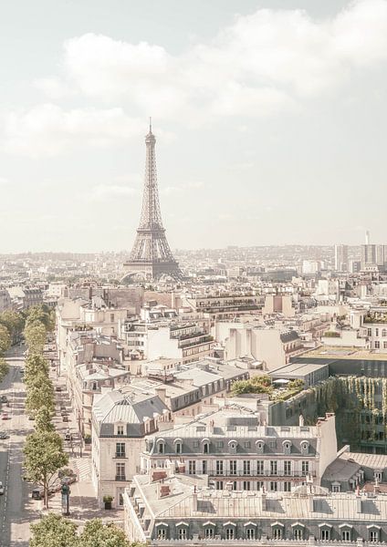 Parijsfulleiffeltowerview3 Ratioiso van Grace Digital Art Co