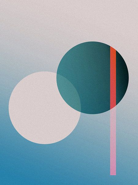 Abstract geometric figures and spheres by Roger VDB