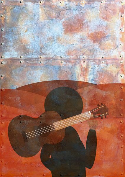 Guitar man by Arjen Roos