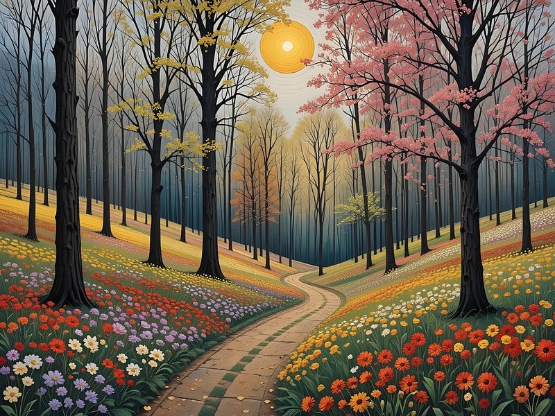 Farbenpracht der Wildblumen von HorizonArtistry