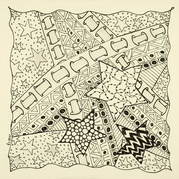 Zentangle Art par Anja  Bulté