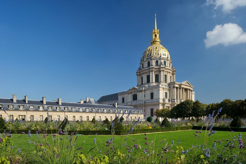 Garden Eglise du dome in Paris by Rene du Chatenier