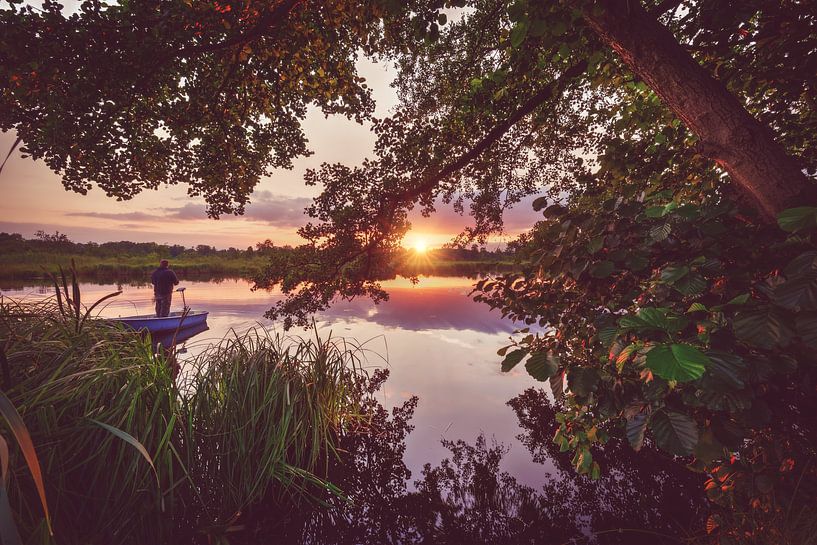Angler beim Sonnnenuntergang von Skyze Photography by André Stein