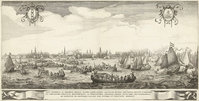 Spelevaart op het IJ, 1638, Salomon Savery van Meesterlijcke Meesters