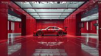 Red Porsche