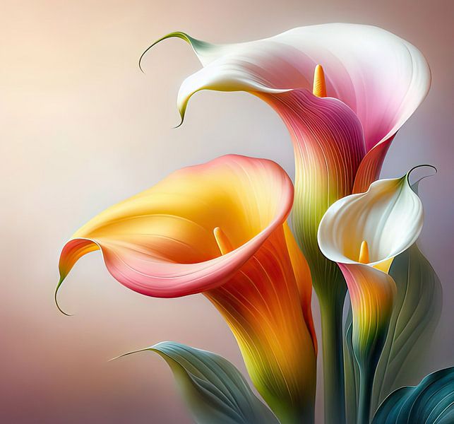 Kleurrijke lelies van Kay Weber