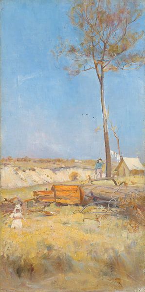 Under a southern sun (Timber splitter&#039;s camp), Charles Conder by Masterful Masters