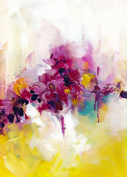 Fleurs roses par MK Abstrakt