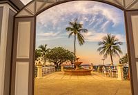 Ein Outdoor-Restaurant in Thailand