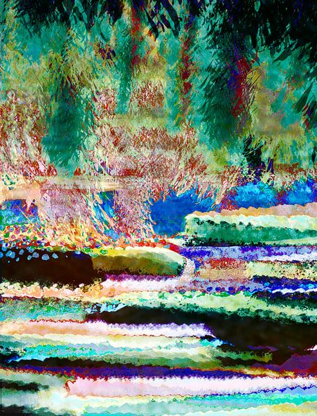 See im Dschungel von FRESH Fine Art