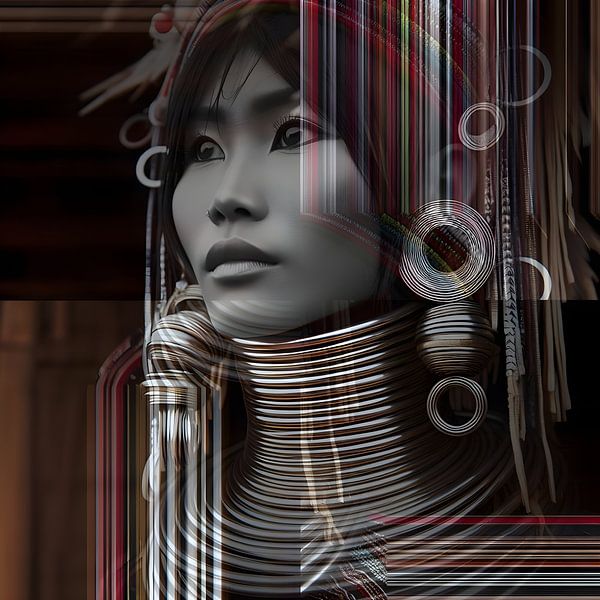 Longneck Padaung von FoXo Art