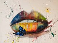 MOUTH WITH BUTTERFLY / SDAW