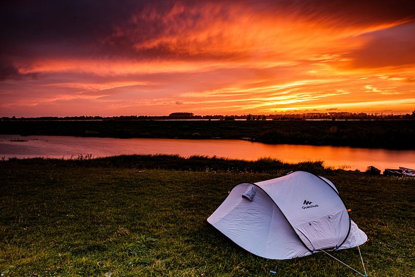 Sunset in the Biesbosch by Eddy Westdijk