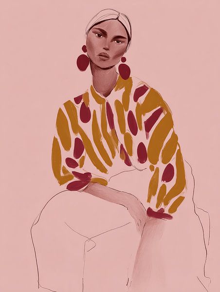 Portrait de mode moderne par Carla Van Iersel