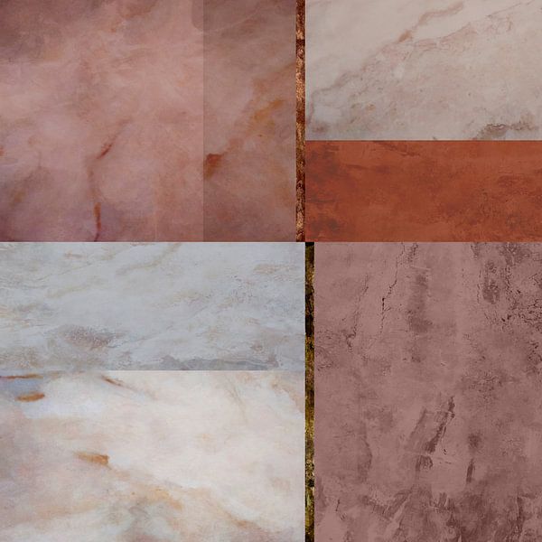 Marbled geometric pattern by Angel Estevez