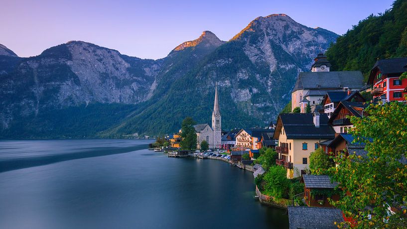 Sonnenaufgang in Hallstatt, Österreich von Henk Meijer Photography