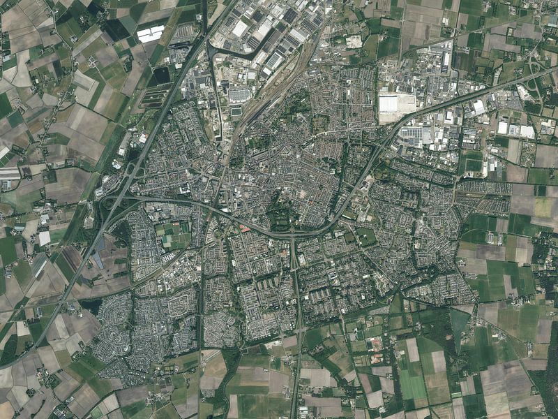 Photo aérienne de Roosendaal par Maps Are Art