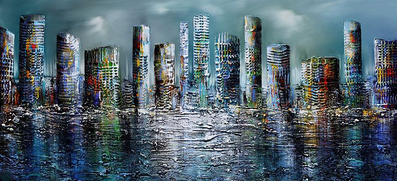 Skyline  par Gena Theheartofart