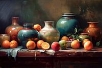 Stilleben mit Obst.