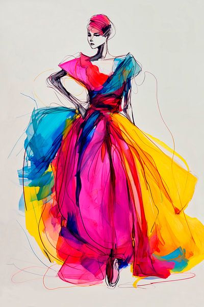 Das Kleid von Harry Hadders Design