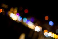 Abstraktes Straßenbild am Abend 1/4