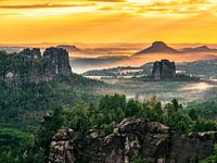Carolafelsen, Saxon Switzerland - Torsteine and Falkenstein
