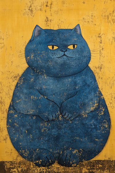 Katze im japanischen Stil von Thea