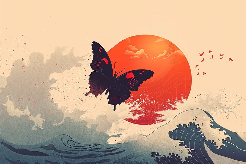 Abstracte lijnenpatroon van Art & Soul Creations