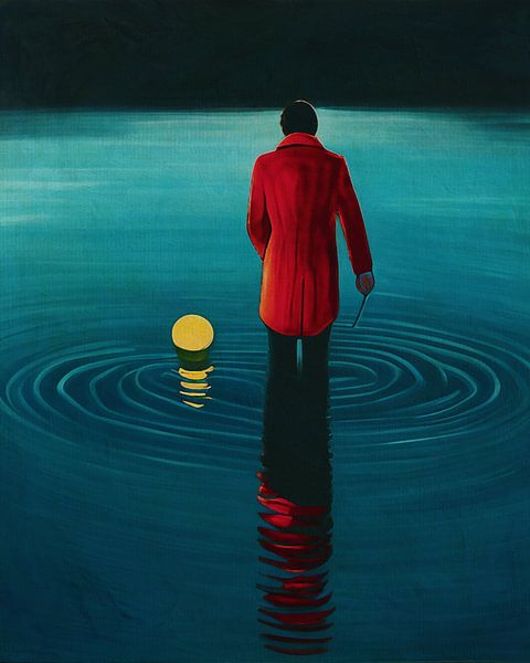 Der Mann, der die Sonne im Meer versinken lässt von Jan Keteleer