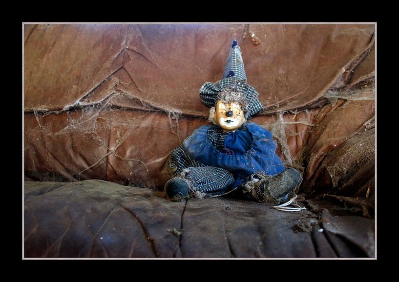 Clown on a Bench by Paul Schrandt