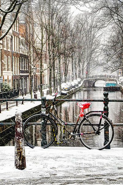 Amsterdam city centre in the winter by Hendrik-Jan Kornelis