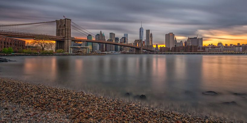 New York Skyline - Brooklyn Bridge (9) by Tux Photography
