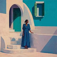 Die Stufen von Santorin