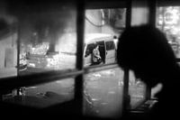 Portrait d'un homme en silhouette