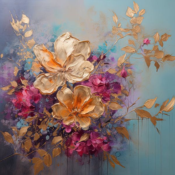 Blumen gold von Imagine