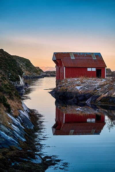 The fishing village of Morsundet on Harøya, Norway by qtx