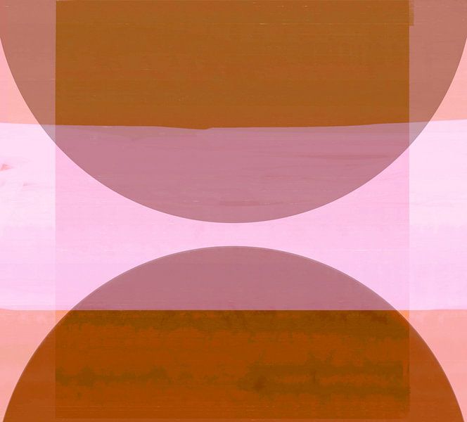 Abstrakte Bauhaus Formen von FRESH Fine Art