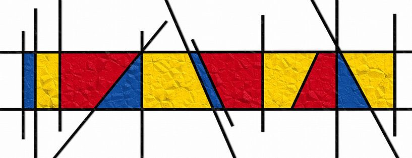 Piet Mondriaan stijldocument van Marion Tenbergen