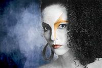 "Metamorphose" bearbeitetes Porträt Frau.