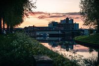 L'usine de verkade vue du sud Pont Willemsvaart