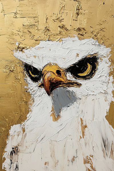 Eagle | Fierce Golden Eyes von Wunderbare Kunst