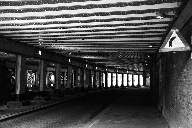 Eisenbahntunnel Amsterdam Hauptbahnhof. von Zaankanteropavontuur