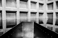 Olie tussen beton en olie