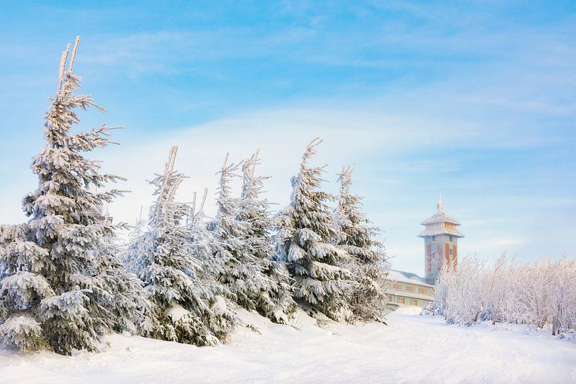 L&#039;hiver au Fichtelberghaus par Daniela Beyer