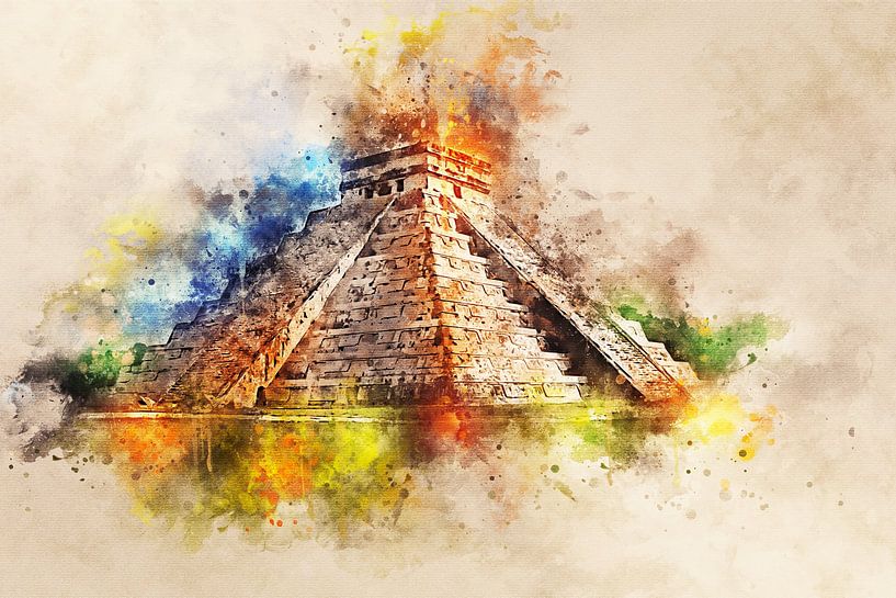 Chichén Itzá - Kukulcán von Sharon Harthoorn