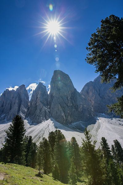 Le soleil sur le groupe Geisler par Martina Weidner